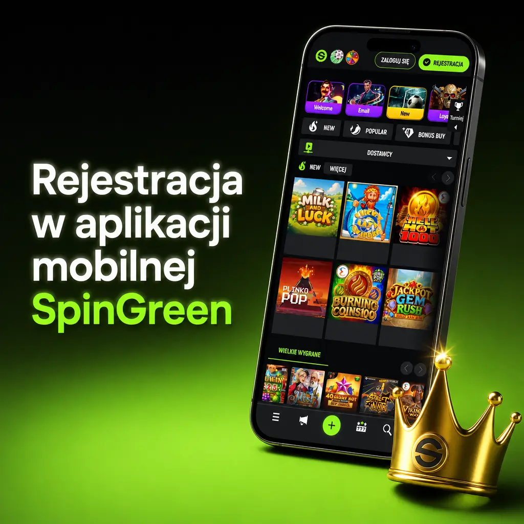 Rejestracja w aplikacji mobilnej SpinGreen na Android i iOS – instalacja i tworzenie konta krok po kroku